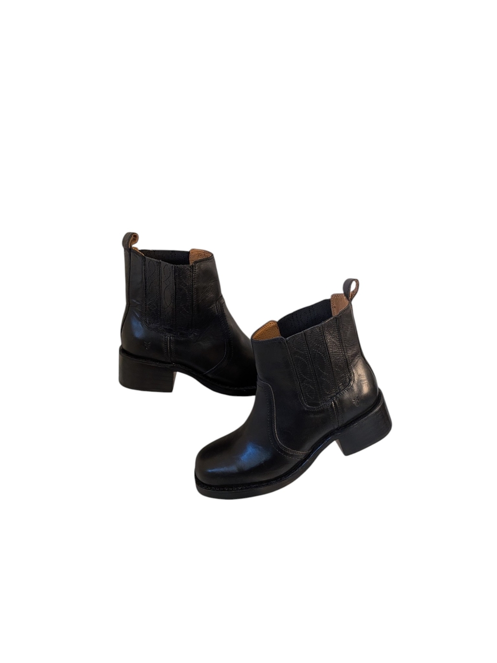 FRYE Campus Platform Chelsea Black Boot...Size 8 - Picture 3 of 10